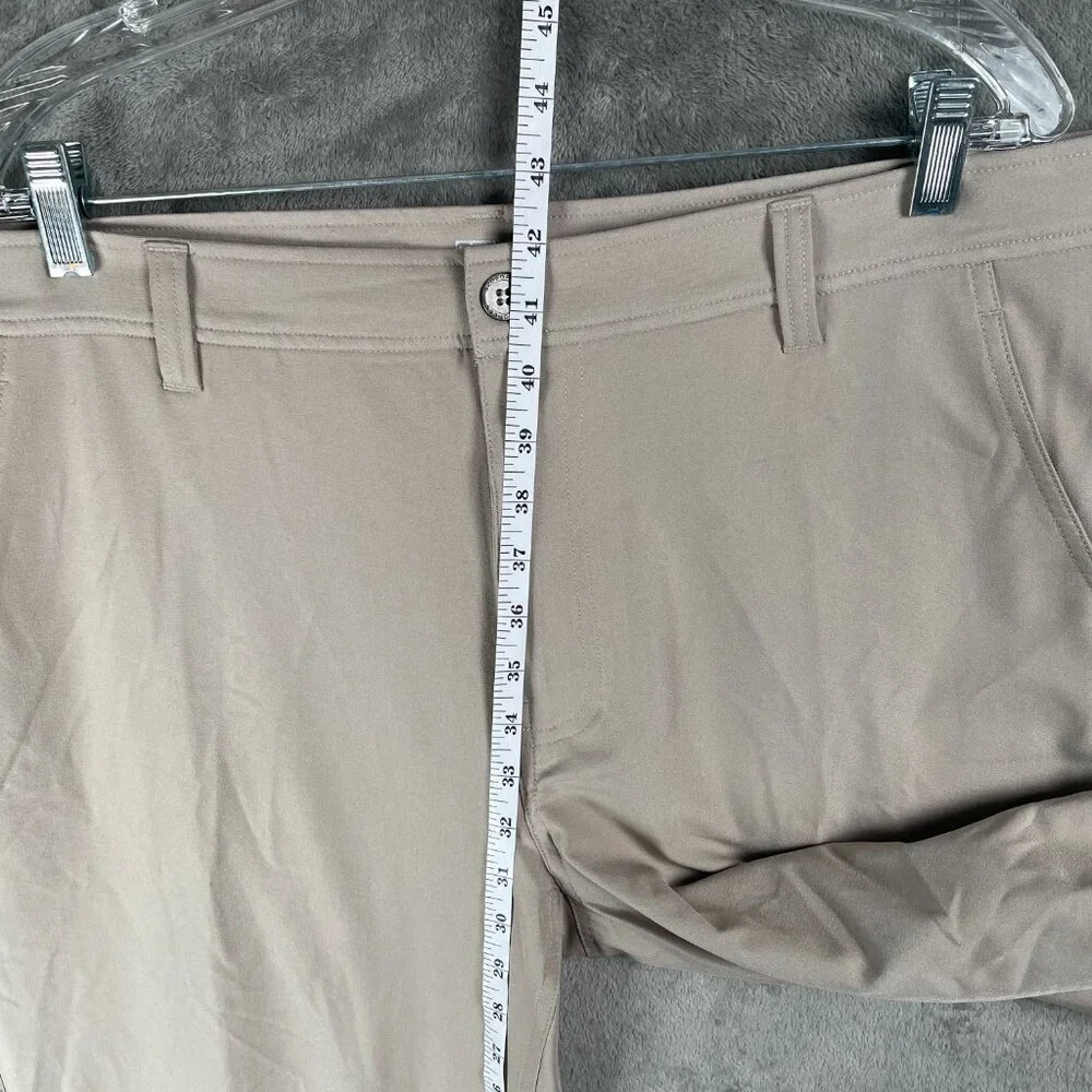 32 Degrees Heat Cool Performance Pants Men’s 38 Dusty Khaki Stretch Lightweight